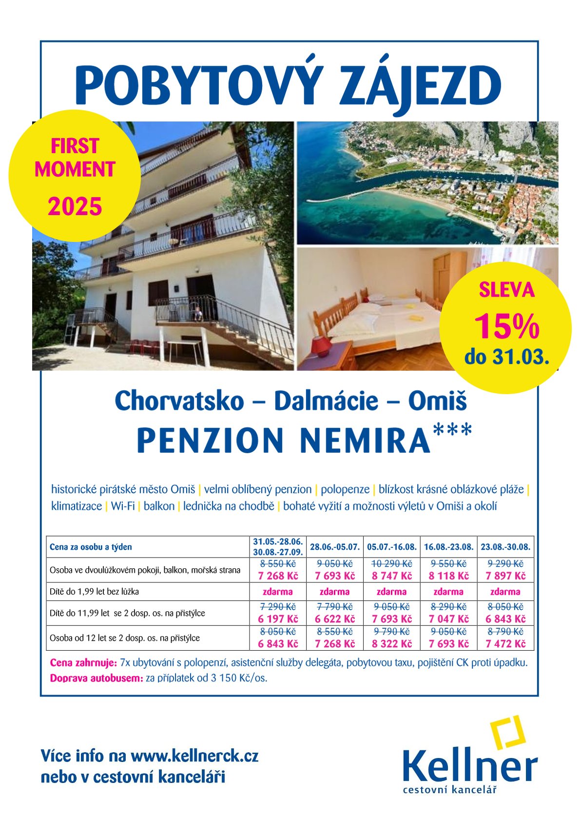 01. Chorvatsko - Omiš - penzion Nemira - FM